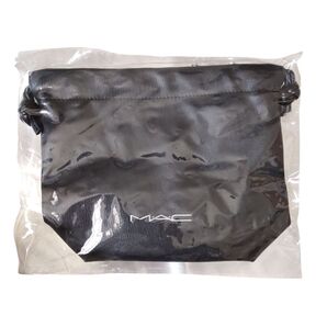 MAC マック ノベルティ オリジナル チェーンバッグ きんちゃく 巾着 ブラック 黒