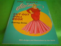 ☆洋書　デザイン　Van Smith　『The Simply Divine』　CUT-OUT DOLL BOOK　ペーパークラフト　紙人形☆_画像1