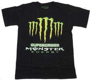 MONSTER ENERGY モンスターエナジー スーパークロス 半袖 Tシャツ （ブラック）(M) [並行輸入品]