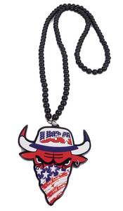 ヒップホップ Bulls USA GANG デザイン プラスチック ネックレス （ブラック） 約42cm [並行輸入品]
