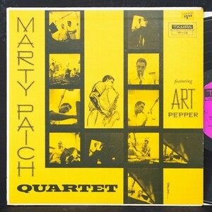 【米初期盤】MARTY PAICH 両溝 MONO featuring ART PEPPER TAMPA アートペッパー 名盤