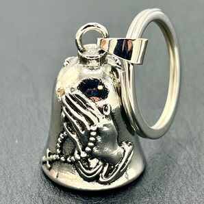 KR004 キーホルダー 鈴 ガーディアンベル ベル キーリング バイカー 新品