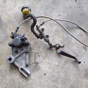  car make unknown rear brake caliper master adherence mesh hose MW3