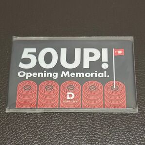 UP 50店舗記念 限定ダーツライブカード