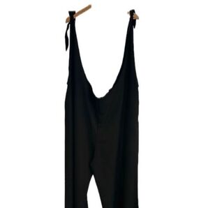 ★n'or★ ビッグシルエット 黒 サロペット オールインワン ブラック