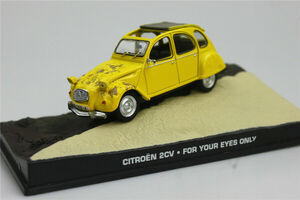 007：FOR YOUR EYES ONLY 1/43 CITROEN 2CV ジオラマ・タイプ 国内入手困難品