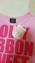 新品Dolly Ribbon(ドーリーリボン)ドルマン風半袖Tシャツ女の子【90】ピンク_画像3