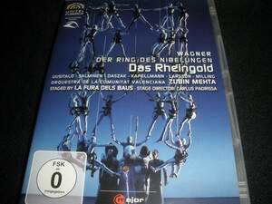 DVD ワーグナー ラインの黄金 メータ パドリッサ ウーシタロ ラーション サルミネン バレンシア デルス 指環 Wagner Rheingold Mehta Ring