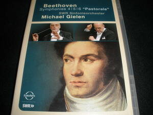 新品 DVD ギーレン ベートーヴェン 交響曲 4番 5 運命 6 田園 ライヴ 南西ドイツ放送交響楽団 Beethoven Symphony Gielen