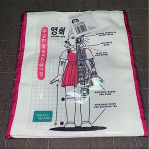 イカゲーム ヨンヒ人形 トートバッグ