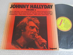 LP◆JOHNNY HALLYDAY[VOLUME 3]仏フランス盤/ジョニー・ハリデイ