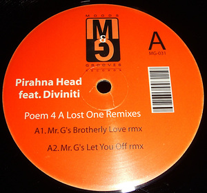 d*tab Pirahna Head, Diviniti: Poem 4 A Lost One Remixes