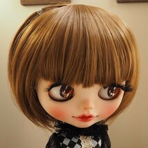 ネオブライス ウィッグ 姫バングツーテール MB 10インチ/ドール Blythe_画像5