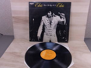 □Ra/038☆音楽レコード☆エルヴィス・プレスリー Elvis Presley☆この胸のときめきを That’s the Way It Is☆中古品