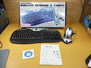 *Yd/231*[ long-term keeping goods ] Professional Professional* wireless key board &5 button mouse *S-KW-402