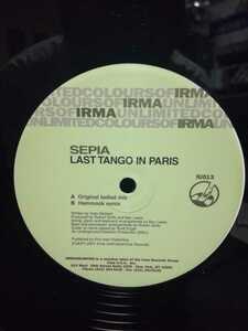 SEPIA - LAST TANGO IN PARIS【12inch】2001' /Latin House