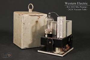 Western Electric Western 262A Аквариум (протестированная) и консольный микрофон RA-1032