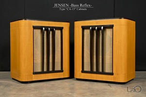 ◆◇JENSEN ジェンセン "Bass Reflex" Type CA-15 (No. ST-574) 板厚15ミリ 希少キャビネット ペア◇◆