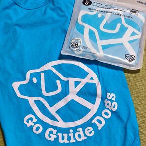 アスク/asuku/チャリティーTシャツ/Go Guide Dogs/8号/犬服/2枚セット