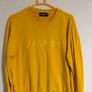 X-LARGE エクストララージ スウェット トレーナー 黄色 L