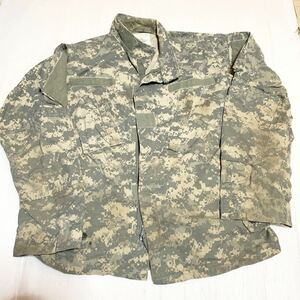 米軍放出品　実物　acu デジタル迷彩　ジャケット S/S 上着　ジャンク