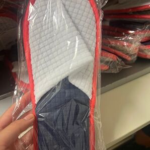 使い捨てスリッパ レッド 8足セット 個包装 携帯用 旅行用 宿泊施設