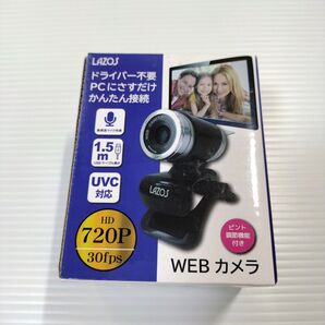 【新品・未開封】LAZOS WEBカメラ L-WCHD-B HD720P 30fps