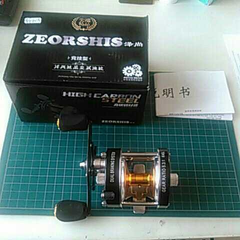 左ハンドル zesh drop-L 5000番クラス 5.3:1 b/g7+1 パワーハンドル 検)5501c 5601c 5001c 雷魚 鯰 蛸 スタウト かご penn レベルマチック