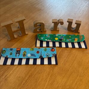 カトラリー袋(小)ハンドメイド 男の子用 2枚セット