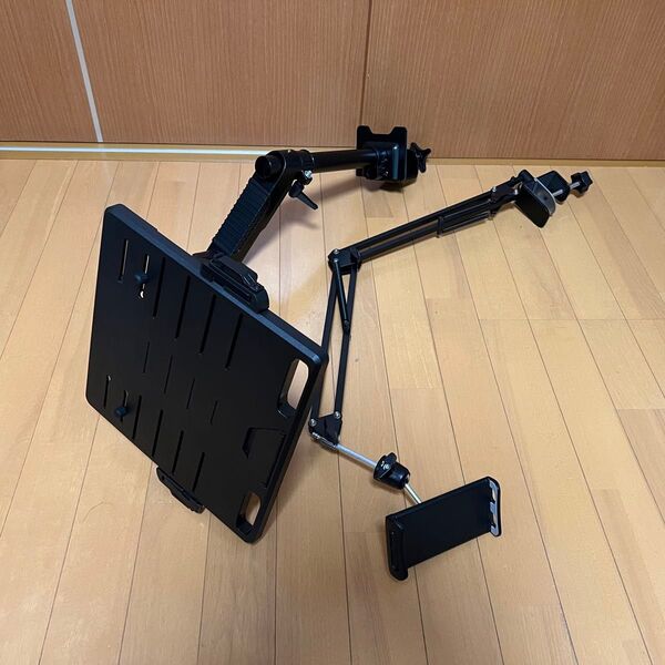 ロボロビン ノートパソコンアーム&スマホアーム セット 多機能スタンド