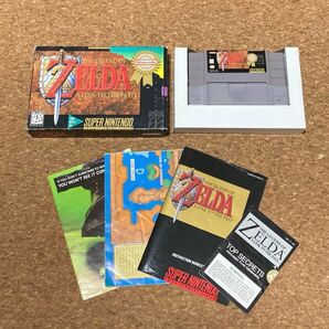 【マップ書き込み無し】北米版 ゼルダの伝説 神々のトライフォース SNES