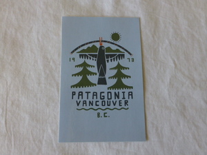 patagonia PATAGONIA VANCOUVER B.C. ステッカー バンクーバー 1973 VANCOUVER B.C. パタゴニア PATAGONIA patagonia