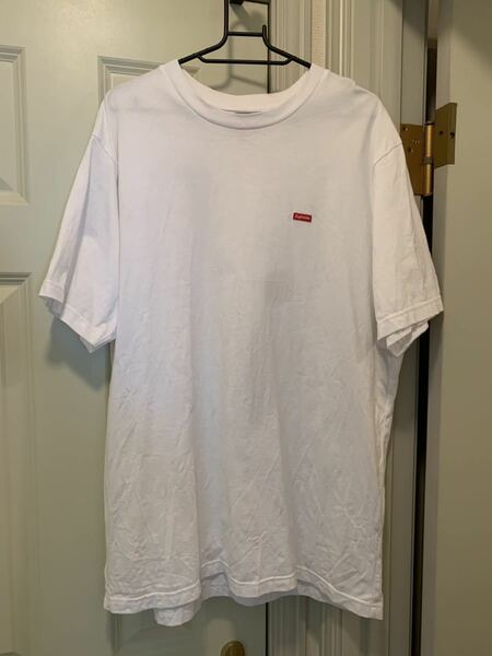 L Supreme Small Box Logo Tee White Large シュプリーム スモール ボックス ロゴ ボックスロゴ Tシャツ 半袖 ホワイト 白 中古