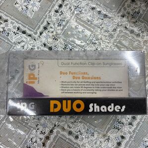 DUO Shades Dual Function Clip-on Sunglasses ゴルフ スポーツ