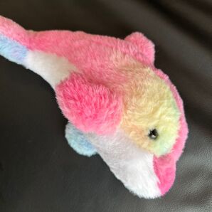 イルカ ぬいぐるみ レインボーカラー ふわふわ マスコット ドルフィン 仙台うみの杜水族館