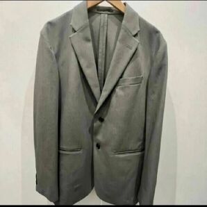 ユニクロ 感動ジャケット ウールライク ダークグレー