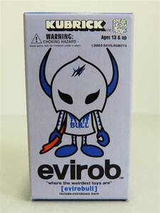 内袋未開封品★★限定 evirobull 100% キューブリック イヴィロブ evirob GET ON ! KUBRICK DEVILROBOTS デビルロボッツ フィギュア