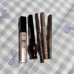 未使用有り コスメ5点セット ETUDE CANMAKE CEZANNE まとめ売り