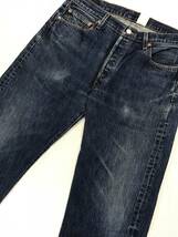 古着 783 W36 デニム パンツ ビンテージ 80 70 60 USA vintage リーバイス Levi's ジーンズ 501 hige ダメージ _画像2