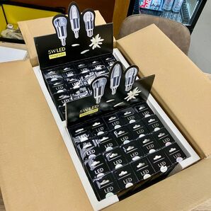 ★Z3 40個入り LED シャンデリア球 ドゥエルアソシエイツ SFT-B35-B 4A E17 調光対応 電球色