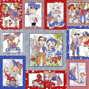 USAコットンロラライハリスパネルUS!ハンドメイド生地布地