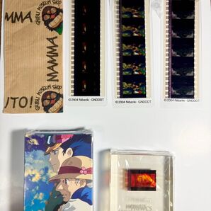 【ハウルの動く城】フィルムブックマーカー3枚&トランプ&フィルム 激レア 希少