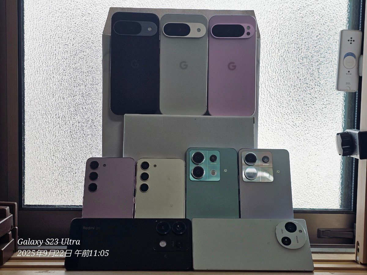 スマートフォン モック9個セット まとめ売り Pixel Galaxy Redmi