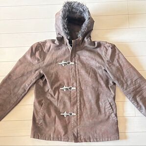 in the attic ダッフルコート Mサイズ ブラウン インジアティック アウター