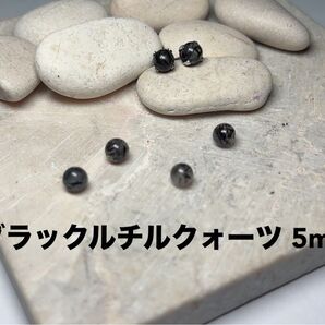 天然石 ブラックルチルクォーツ 5mm