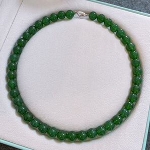 6mm 緑瑪瑙 ネックレス 179