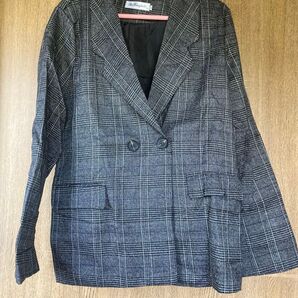 チェック 薄手 ジャケット 羽織