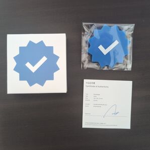 金沢21世紀美術館にて期間限定で販売され【X】X認証マーク バッジ 【Twitter】金沢21世紀美術館限定【SNS】