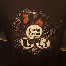 ★【美品】Lucky Brand 半袖Tシャツ 黒　プリント　トップス　Ｌサイズ_画像5