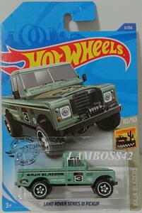 2020 #003-1 ホットウィール Land Rover Series III Pickup ランドローバー シリーズスリー ピックアップ Hot Wheels Baja Blazers